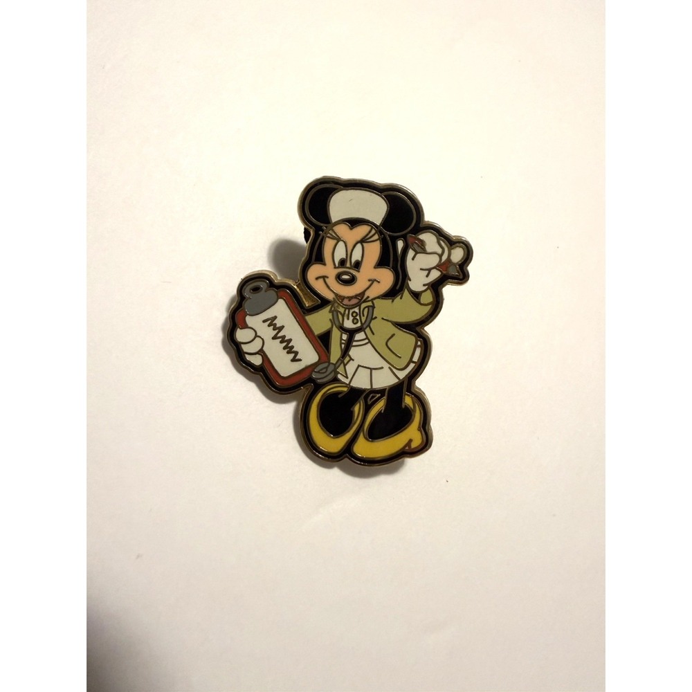MINNIE MOUSE NURSE WITH CLIPBOARD 2008 DISNEY OPEN EDITION PIN